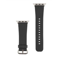 Remienok Apple Watch 42/44/45mm koža Black