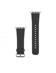 Remienok Apple Watch 42/44/45mm koža Black