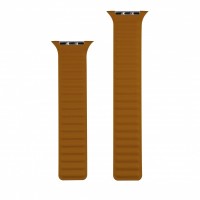 Remienok Apple Watch 42/44/45mm Double Suction Saddle Brown