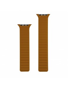 Remienok Apple Watch 42/44/45mm Double Suction Saddle Brown