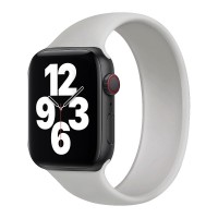 Remienok Apple Watch 38/40/41mm Liquid Silicone Band 150 mm Light Gray
