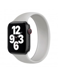 Remienok Apple Watch 38/40/41mm Liquid Silicone Band 150 mm Light Gray