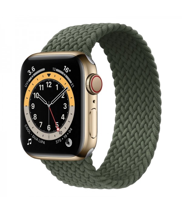 Remienok Apple Watch 38/40/41 mm Nylon Braided136mm Iverness Green