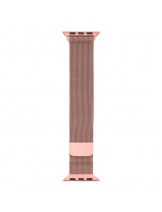 Remienok Apple Watch 38/40/41mm Stainless Steel Magnet Pink Rose Gold