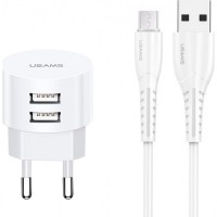 USAMS T20 Dual USB 2.1A Type-C